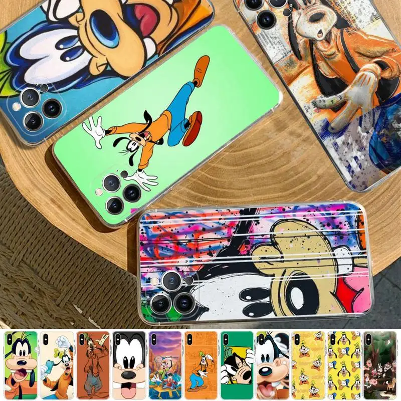 

Disney Goofy Dog Phone Case For iPhone 14 11 12 13 Mini Pro XS Max Cover 6 7 8 Plus X XR SE 2020 Funda Shell