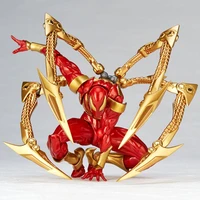 marvel iron spider man genuine yamaguchi hand made action figure for collection birthday new year gift