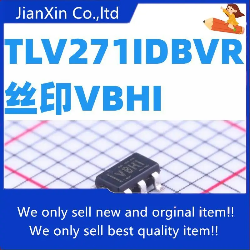 

10pcs 100% orginal new TLV271IDBVR TI Texas SOT23 Silkscreen VBHI VBH1 Op Amp TLV271