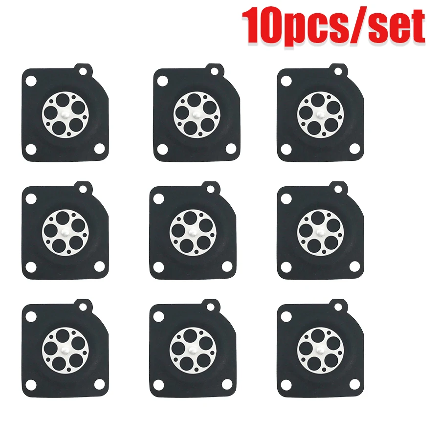 10 шт. комплект прокладок диафрагмы карбюратора запасные части для ZAMA 180 S210 MS230 MS250