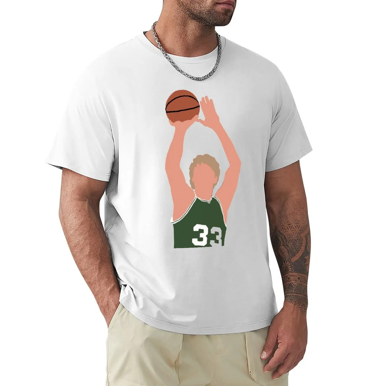 

Larryss And Birdss 2023 Basketball Stars (5) Basketballer Player Motion Kemp Novelty High Grade Activity Competition Tshirt