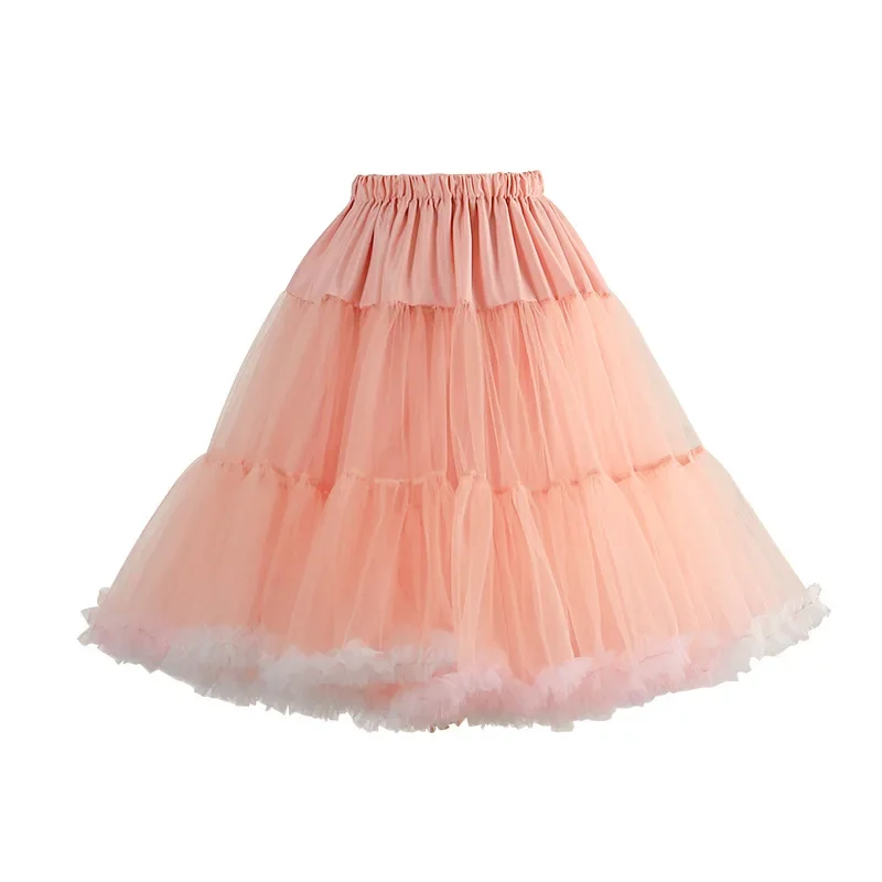 Женская пышная тюлевая юбка с эластичной резинкой на талии короткая юбка-пачка