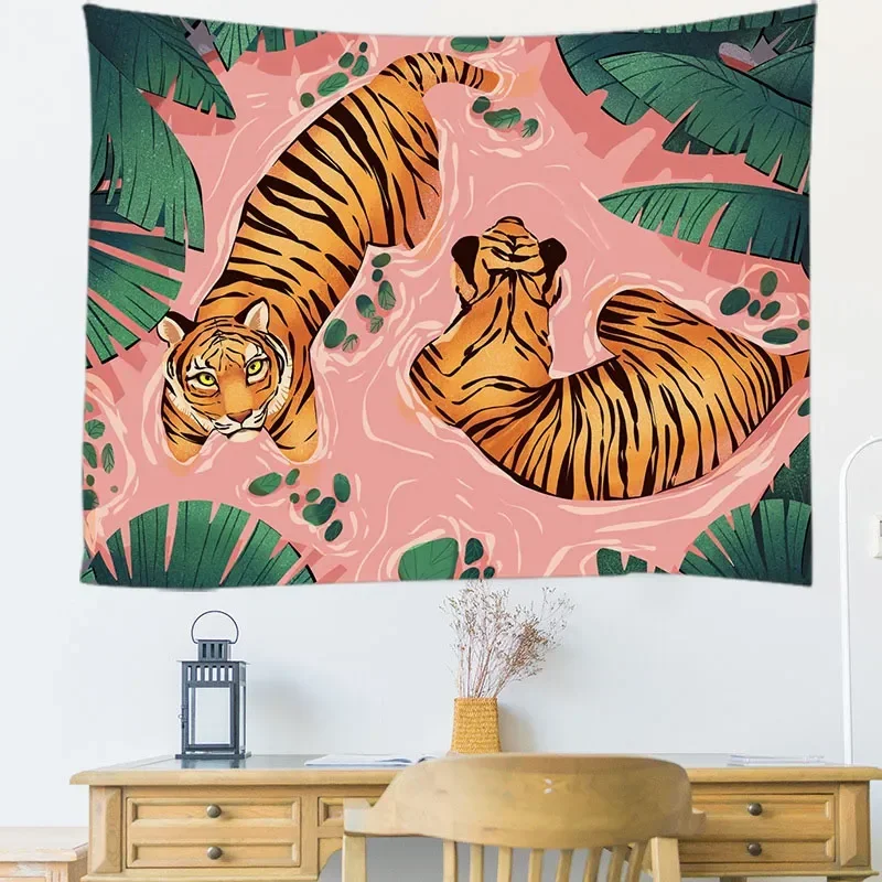 Модный гобелен с изображением персонажа богемный настенный декоративный