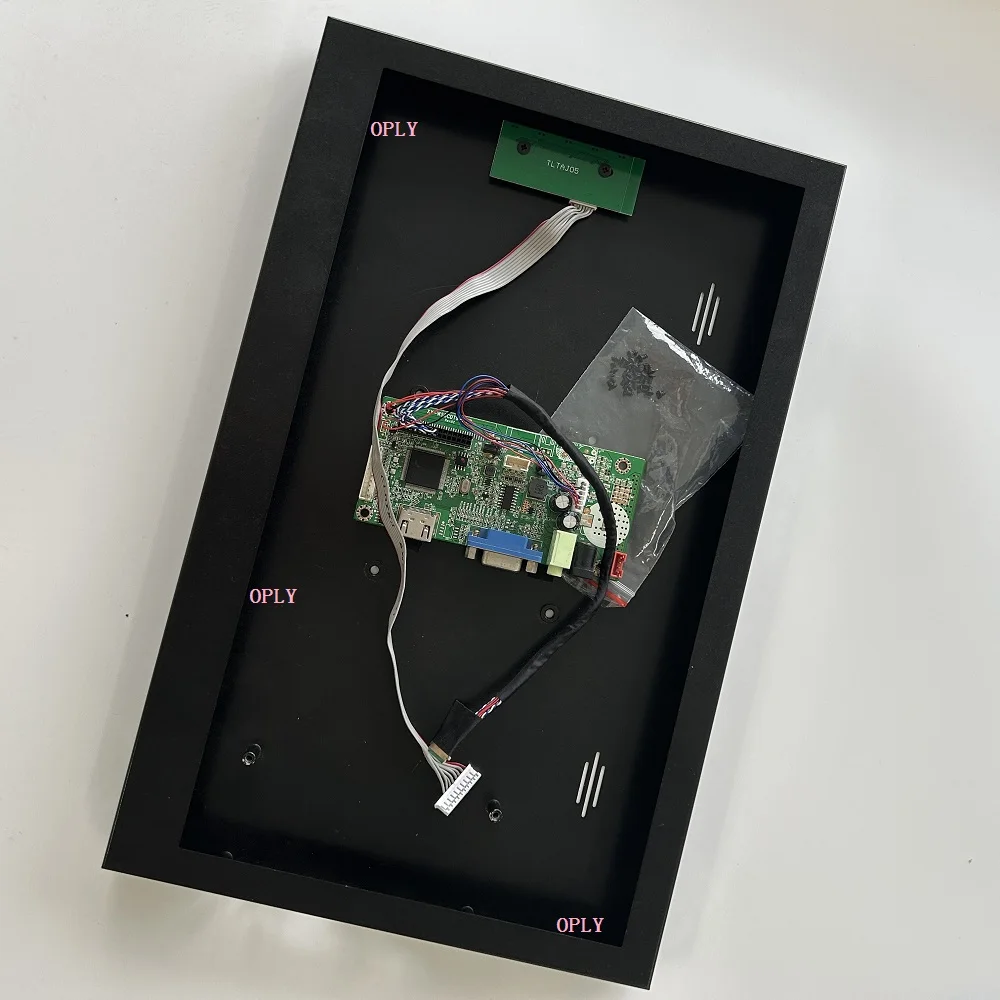 Плата контроллера VGA LVDS 58C совместимая с HDMI металлической планкой для LP154W01 панель