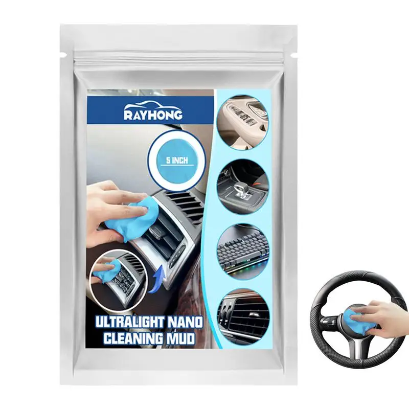 

Car Cleaning Gel Auto Air Vent Interior Detail Removal Putty Cleaning Keyboard Cleaner For Car Vents PC Laptops Cameras Items