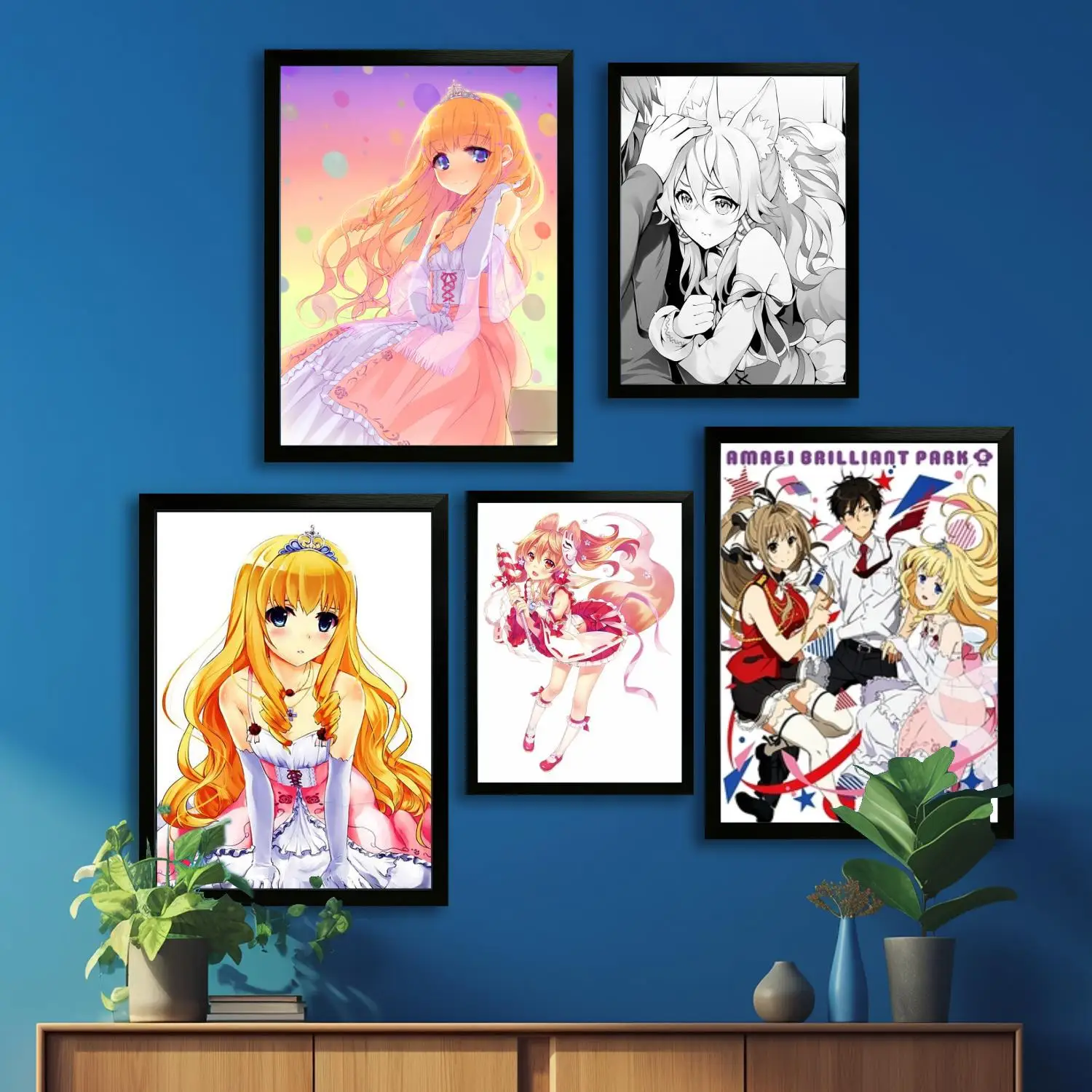 latifa аниме холст художественный постер и настенное искусство печать с