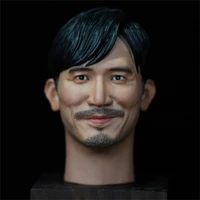 for sale 16th hand painted superstar hong kong tony leung infernal affairs smile version head sculpture for 12inch action body