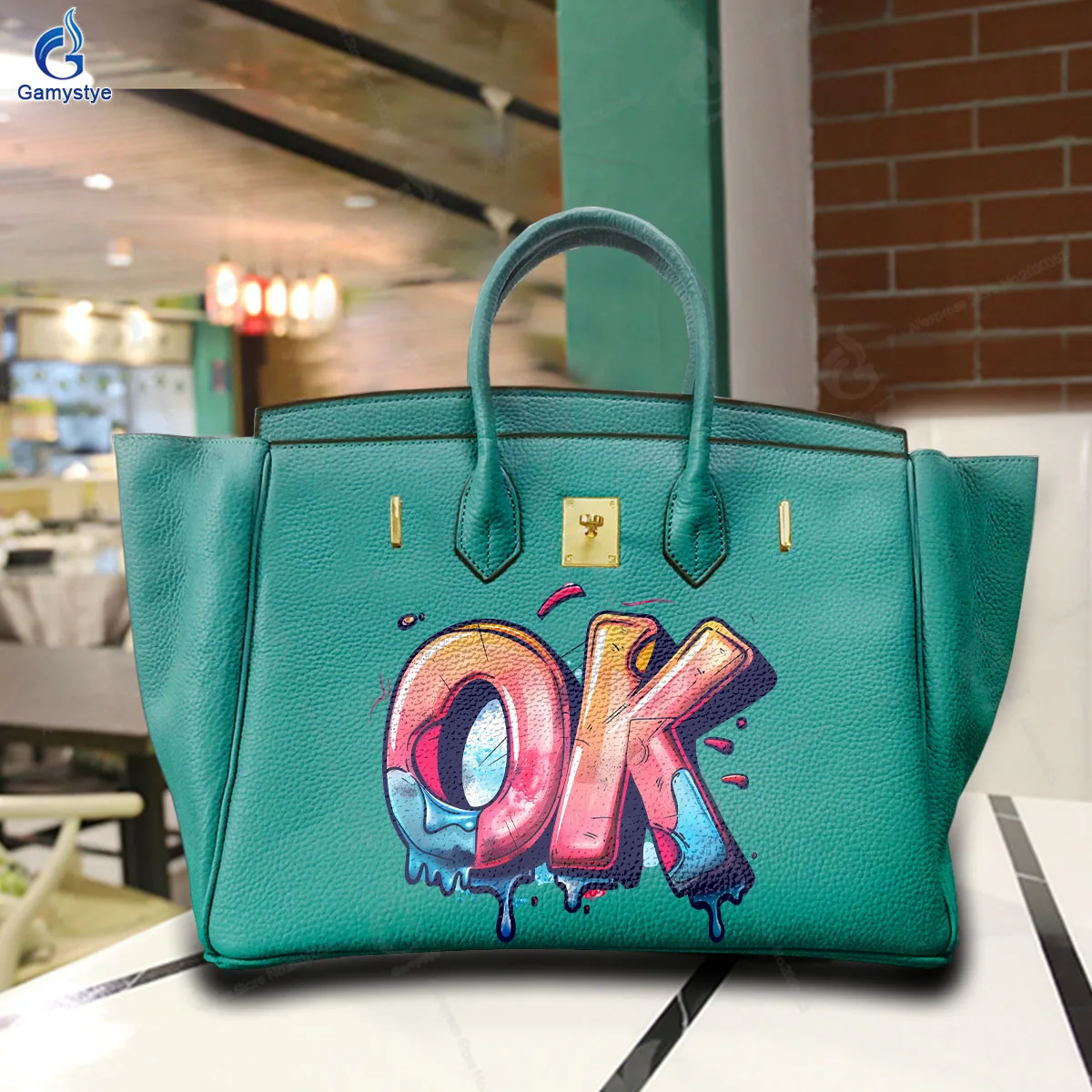 Сумки с принтом граффити и художественным дизайнерским женские кошельки сумки