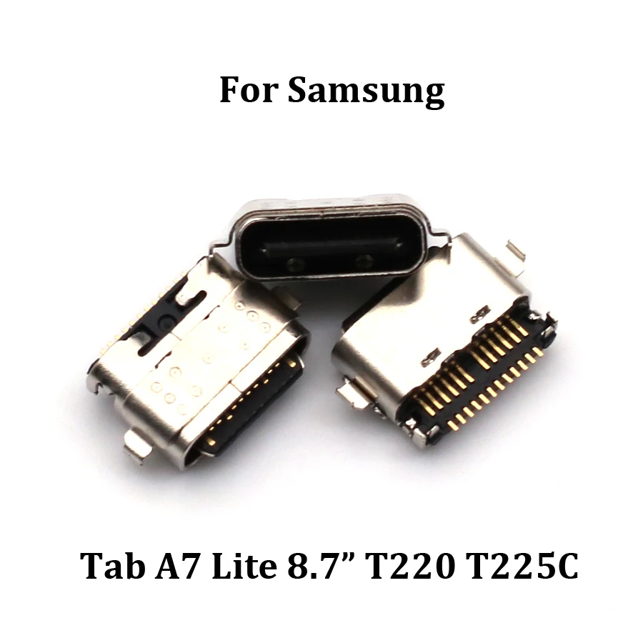 

2-20 шт., разъём питания постоянного тока USB Type-C для Samsung Tab A7 Lite 8,7 дюйма, T220, T225C, разъем USB Type-C USB3.1 для зарядного порта
