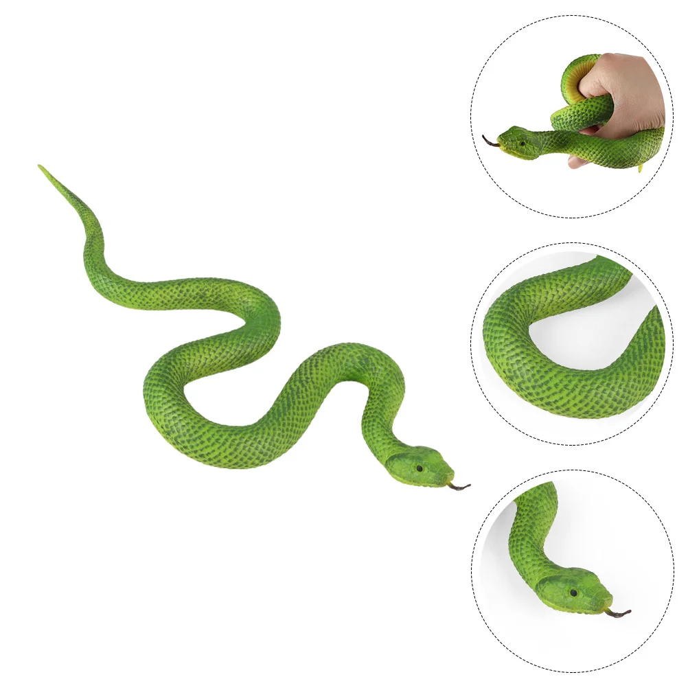 

Python Model Trick Prop Prank Snake Toy Desktop Adornment Kids Plaything Ornament Simulation Fake Figure Plastic Funny toys