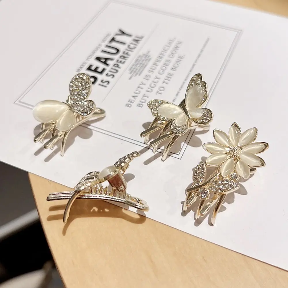 

Metal Butterfly Hairpin Rhinestone Side Clip Fashion Hair Clips for Women Girl