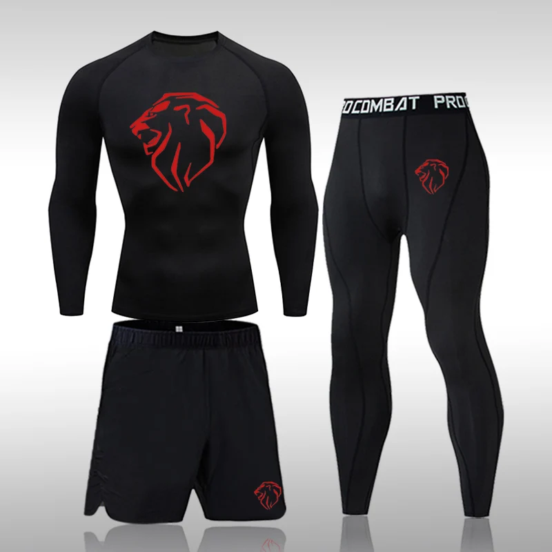 

Tracksuit For Gym Clothing Fitness Workout Tight Sale Compression Sportswear Running Tights Gym Sweat Quick Drying Jogging Suit