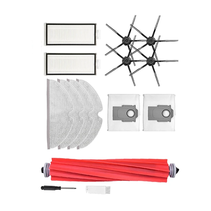 

Запчасти для пылесборника Roborock Q7 Max, детали для фильтров Hepa, Q7 Max +/T8, основная боковая щетка, тряпочка