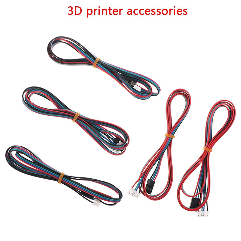 

5pcs XH2.54 Stepper Motor Cable 1000mm Long 4pin-6pin 3D Printer Accessories