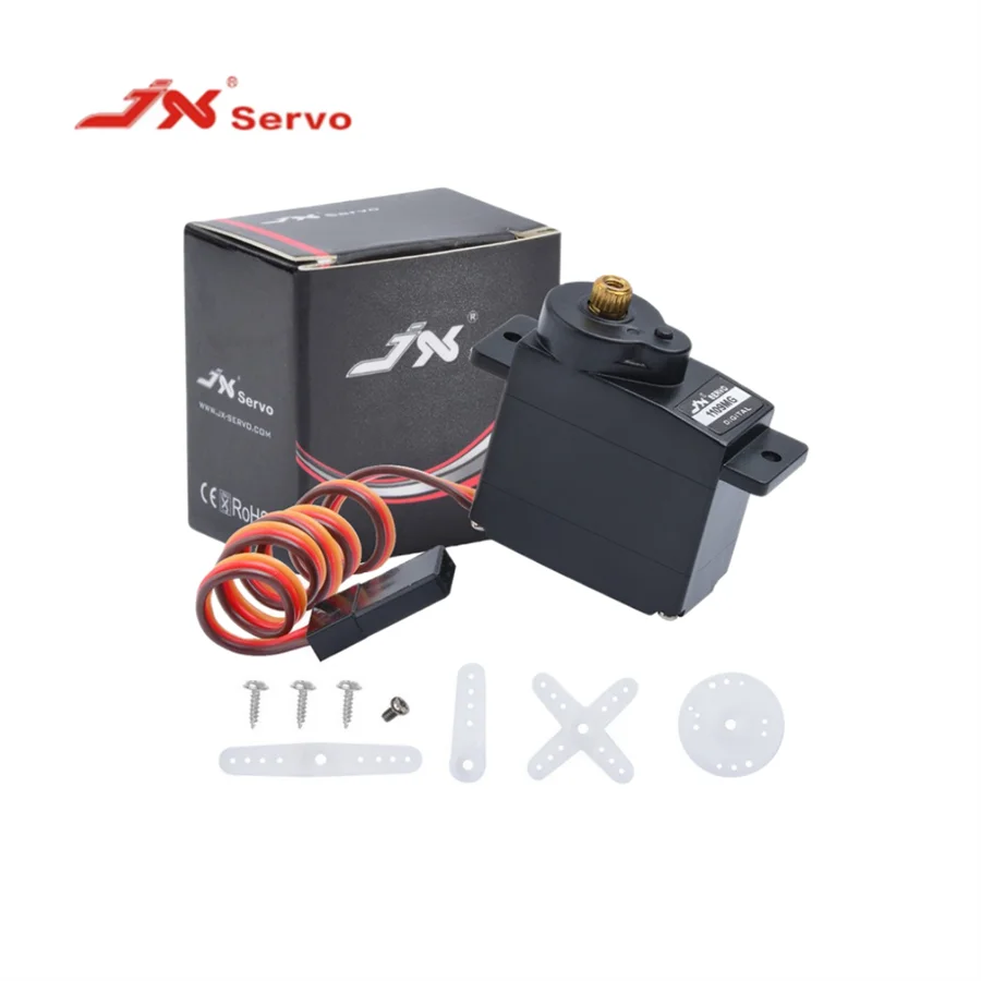 

JX 1109MG 9g 2.5kg.cm/6V Metal/Plastic Teeth Digital Analog Miniature Iron Core Servo For Remote Control RC Robot