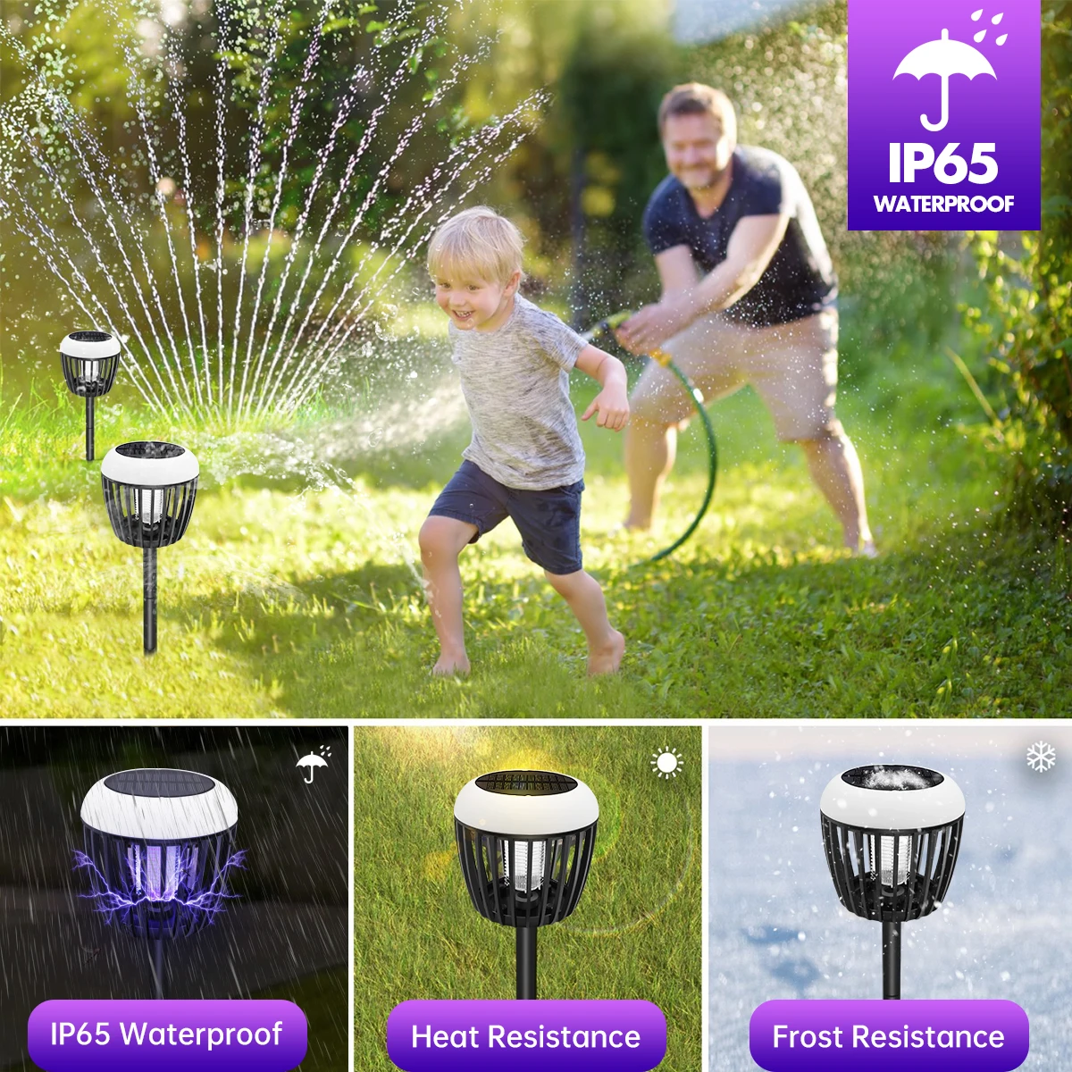 Устройство От Комаров На Солнечной Энергии Для Наружного Сада Безопасное Двора И