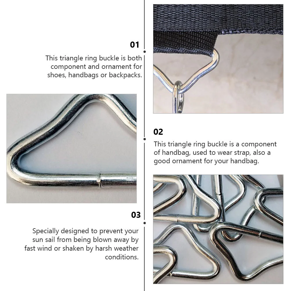 40 шт. специальное кольцо для батута треугольные кольца пряжки сетчатая ткань