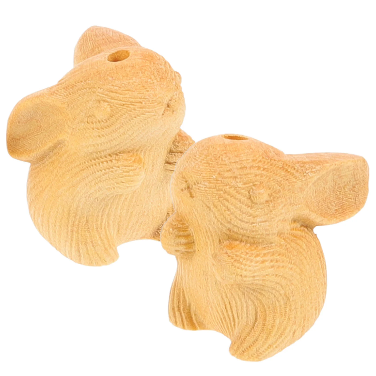 

2pcs Craft Decor Decorations Crafts Wooden Bunny Decor Wooden Bunny Wooden Bunny Pendant Wooden Bunnies Rabbit Figurines