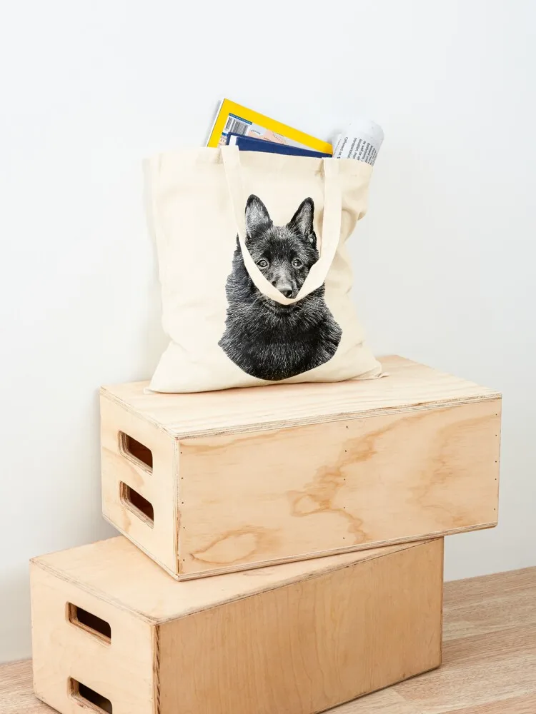 Сумка-тоут Schipperke Cute Black Dog