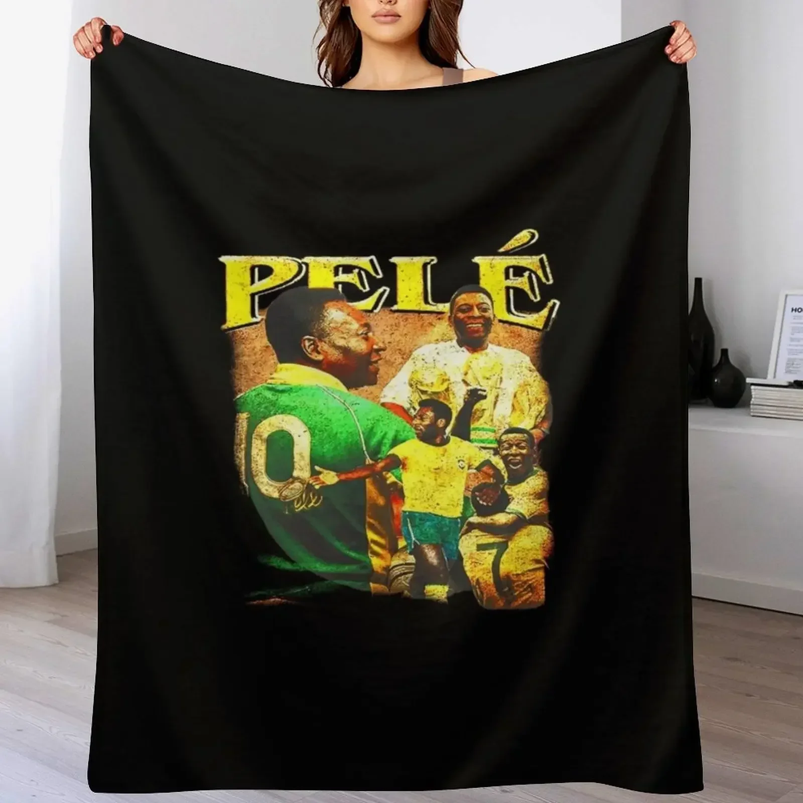 Одеяло Pele The King покрывала рождественские украшения термоодеяла для пикника