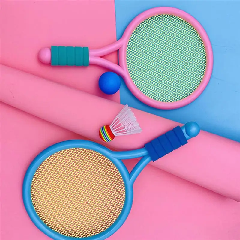 1 Set Kids Badminton Plaything Set Athletic Games Athletic Toys (Assorted Color) images - 6