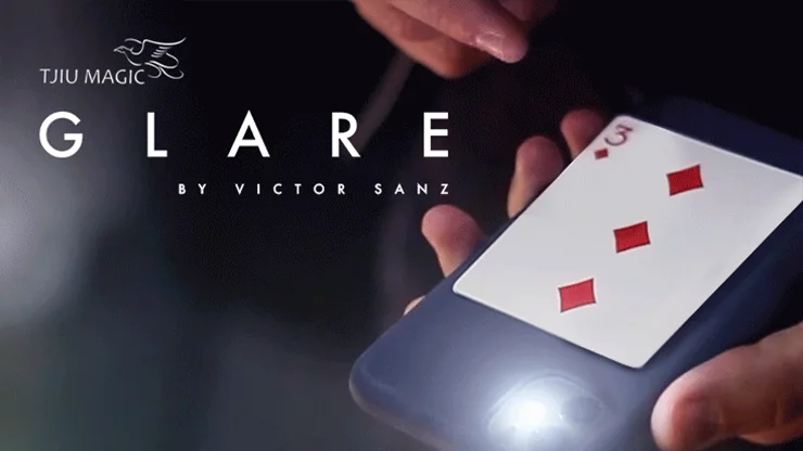 Glare By Victor Sanz and Agus Tjiu Close Up Magic Tricks Illusions Card Trick Decks Magician Props Gimmick Street Bar