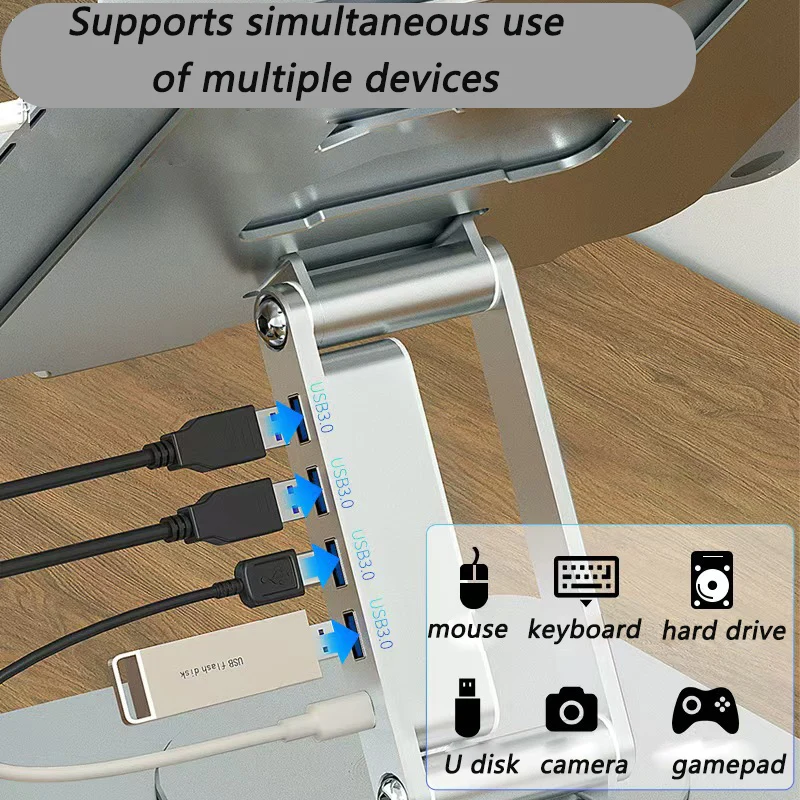 Док-станция для ноутбука Usb Type-C вращение на 360 °