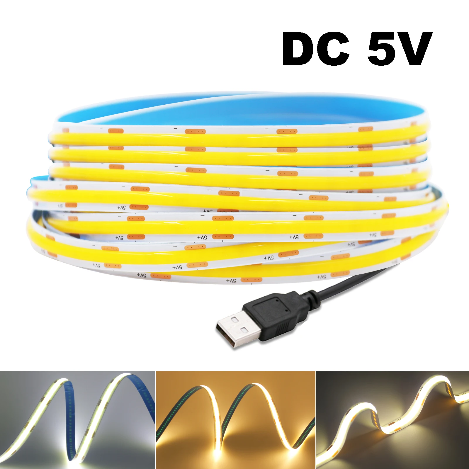 Super Bright USB COB LED Light Strip
