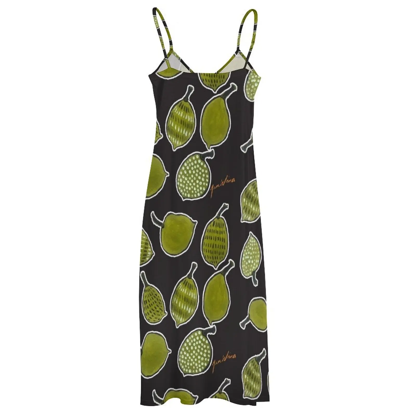 Jumulu - Boab nuts Длинное платье без рукавов шикарное и элегантное женское Платья