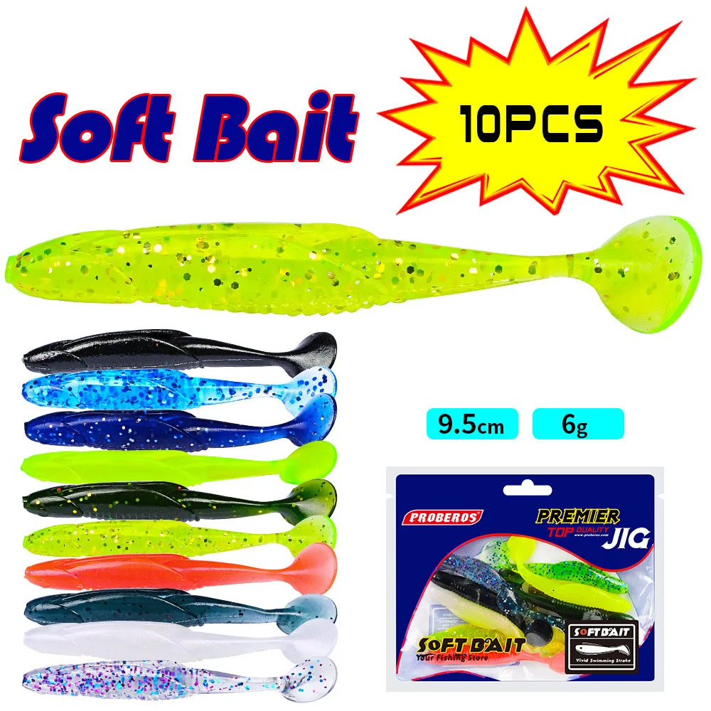 

9.5cm Luya mollusk bait 6g Luya mollusk bait bag horse mouth all-eating bionic bait DW6001