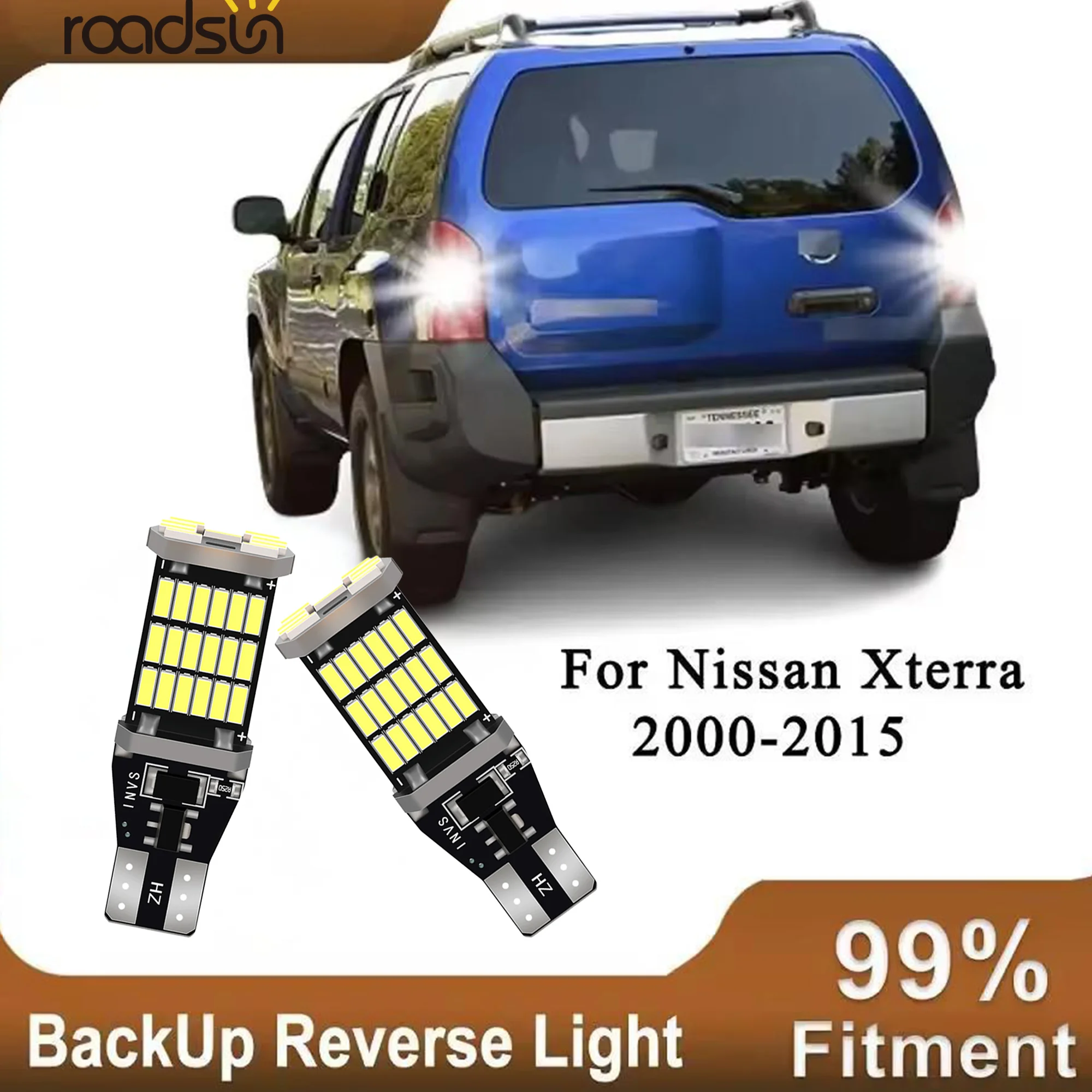 

2 шт. Модернизированные 921 912 T15 CANBUS Готовые светодиодные задние фонари заднего хода для Nissan Xterra 2000-2015 2014 2013 2012 2011 2010