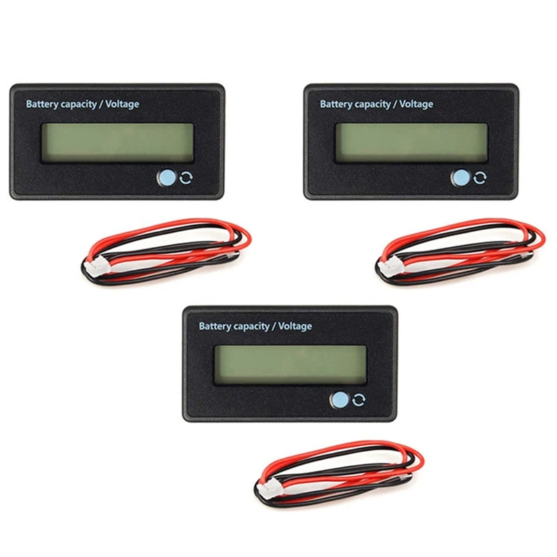 

Индикатор емкости аккумулятора 3X, измеритель емкости аккумулятора, напряжения постоянного тока 12/24/36/48/60/72/84 в