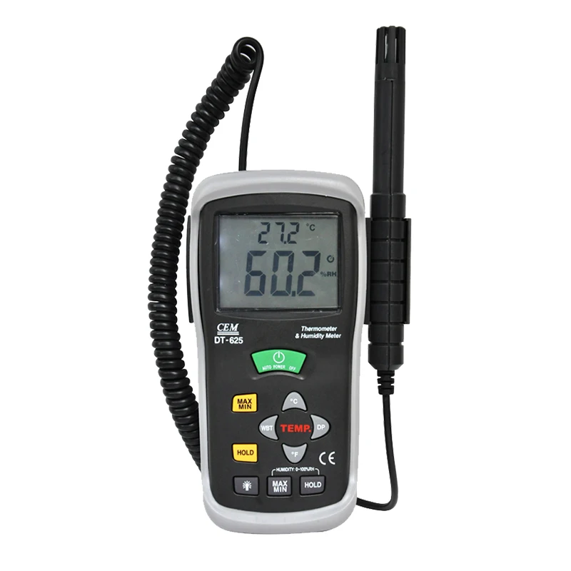 

DT-625 профессиональный промышленный ручной Высокоточный тестер температуры и влажности