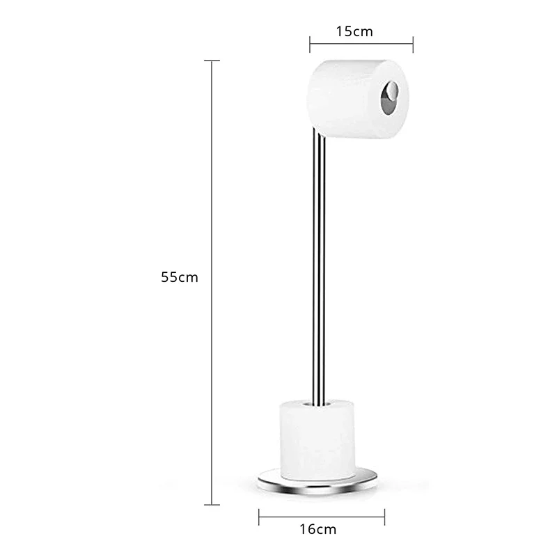 Черный складной держатель для туалетной бумаги YCRAYS напольная стойка вешалка