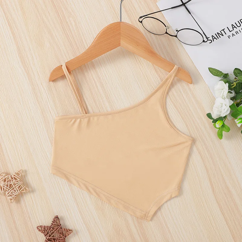 

2022 летняя детская футболка без рукавов, необычная абрикосовая Милая дизайнерская Повседневная модная футболка для маленьких девочек или м...