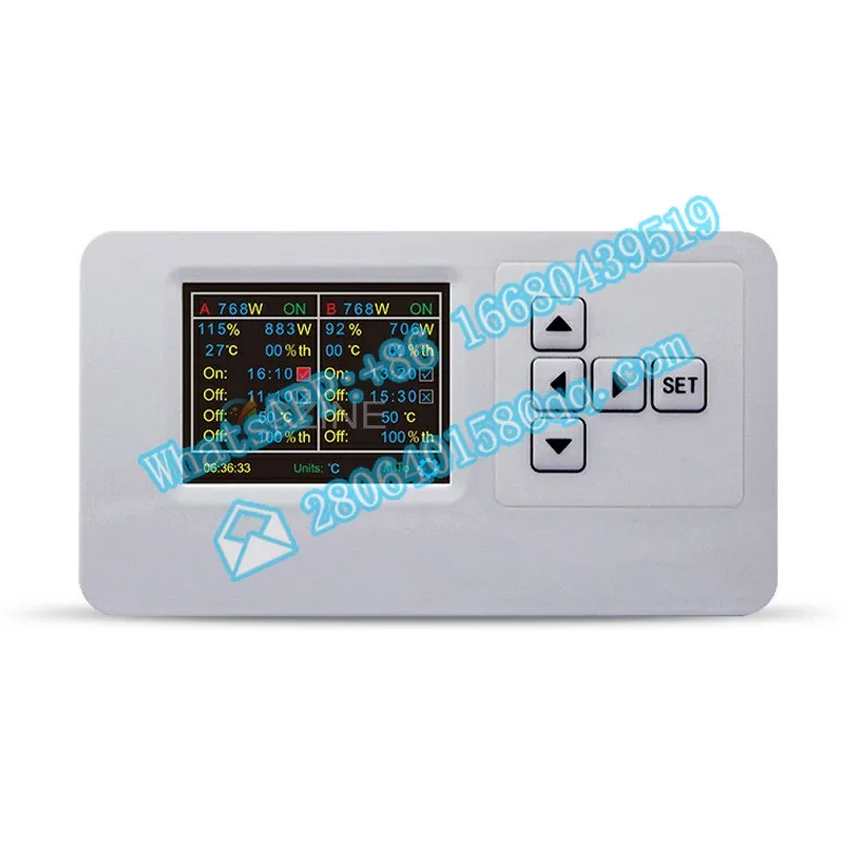 Smart 0-115% Timing Dimming Setting Temperature And Humidity Sensor Connection Intelligent App Control Led Grow Lights