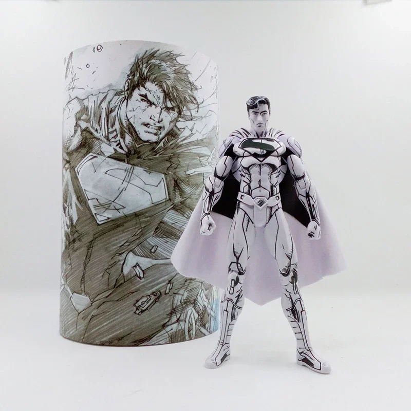 

Justice League DC Comics hero Superman sketch handmade model box set, Christmas gift, birthday gift