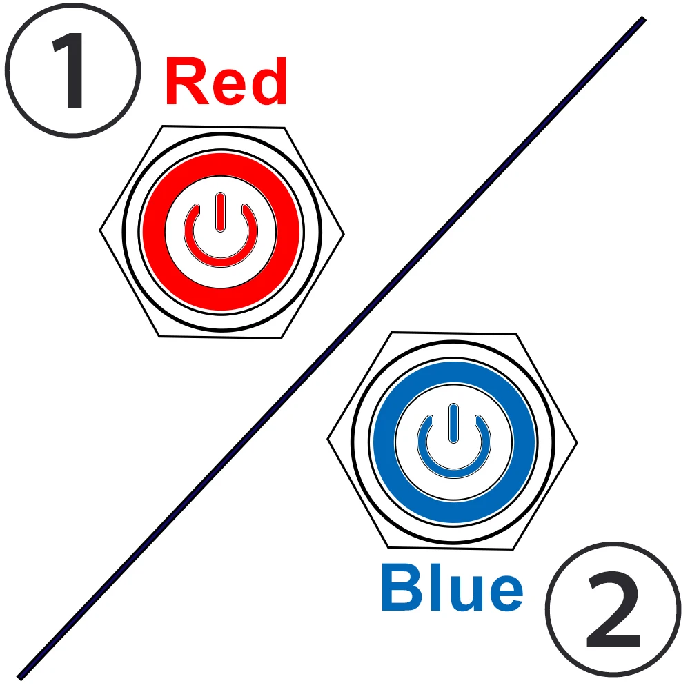 

Водонепроницаемые переключатели LED DIANQI 16/19/22 мм