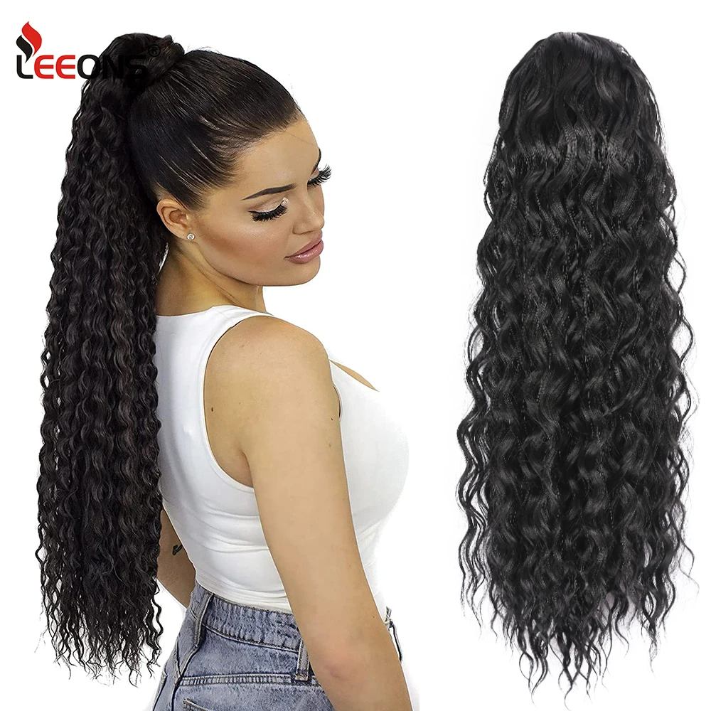 

Синтетические длинные кудрявые афро кудрявые конский хвост кусочки синтетических волос натуральные кулиски конский хвост удлинители воло...