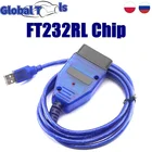 ККЛ VAG 409 COM FTDI FT232RL VAG KKL кабеля COM VAG KKL 409 сканер VAG COM Кабель 409 VAG-COM VAG диагностический инструмент