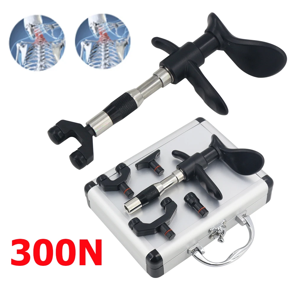 

Новинка 2023, 6 уровней, 4 насадки, регулируемый инструмент для коррекции шейного отдела, массажер для боли в суставах, ручной пистолет