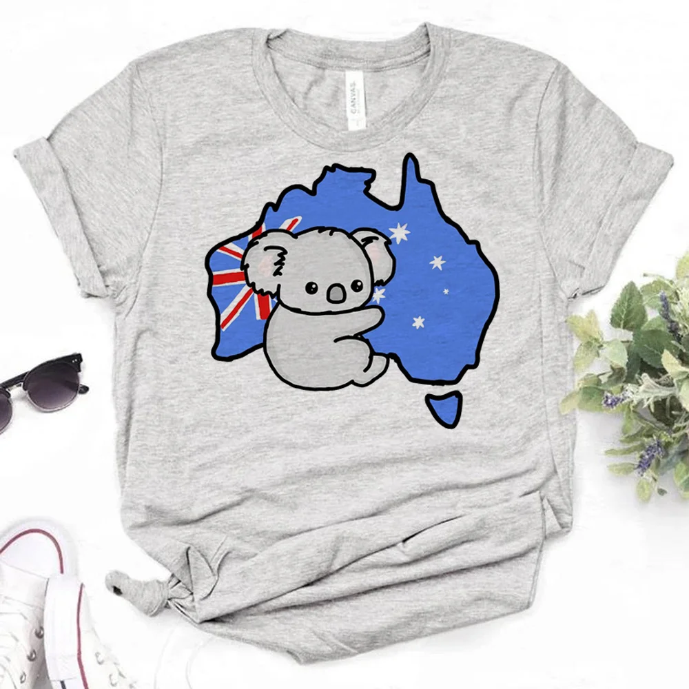 

Australia Koala tshirt women harajuku streetwear graphic tshirt girl anime comic y2k clothes