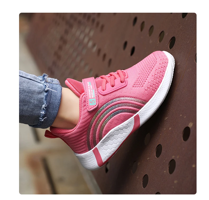 Spring/Autumn Mesh Kids teens Sneakers Shoes For Girls Sport Child Leisure Tenis Infantil Casual Warm Fashion Running Boy 28-39