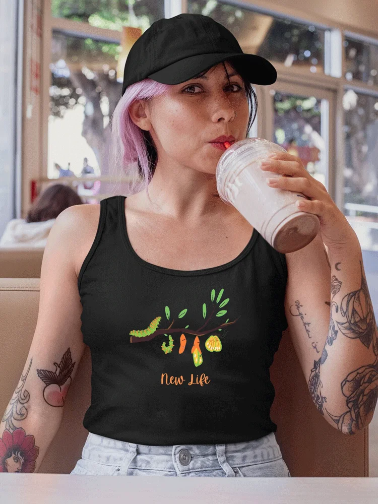 Майка женская с графическим принтом бабочки, милая кофта без рукавов с вышивкой, подарок на день рождения, День матери, подарок учителю, 2 цвета