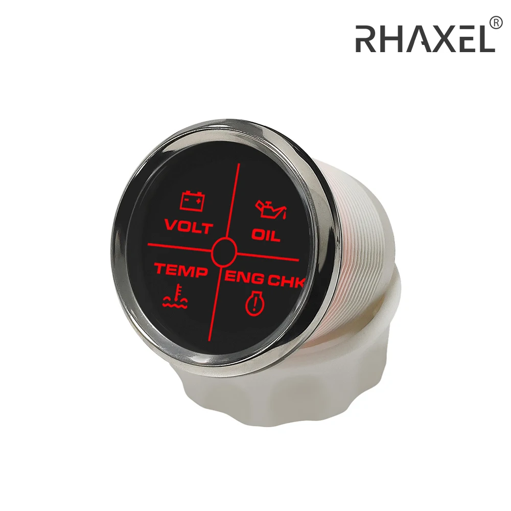 Манометр RHAXEL Универсальный измеритель давления масла воды с сигнализацией