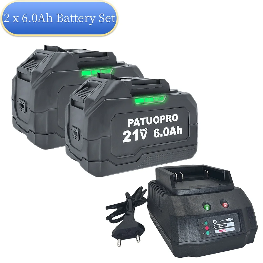 

PATUOPRO Литий-ионный аккумулятор 2.0-6.0 Ah для Makita 18 В