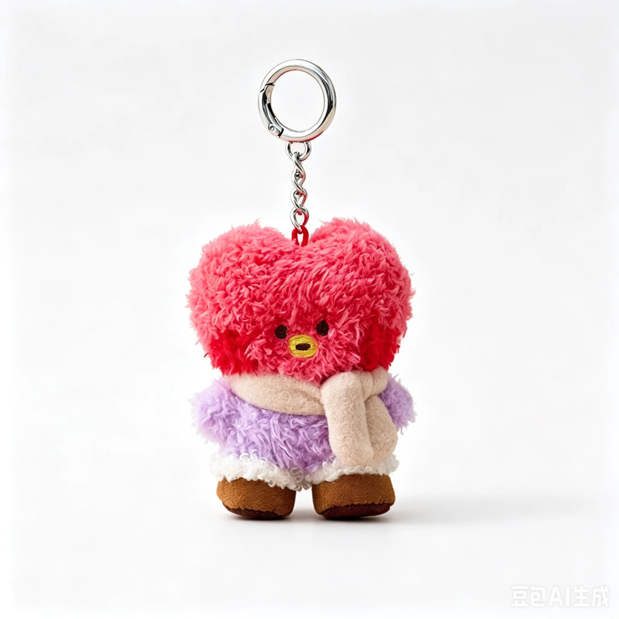 Фото Новый брелок Bt21 Koya Tata Shooky Chimmy Cooky: мультяшная кукла в Q-версии, креативный кулон для школьного рюкзака или автомобиля, подарок для девочек №5