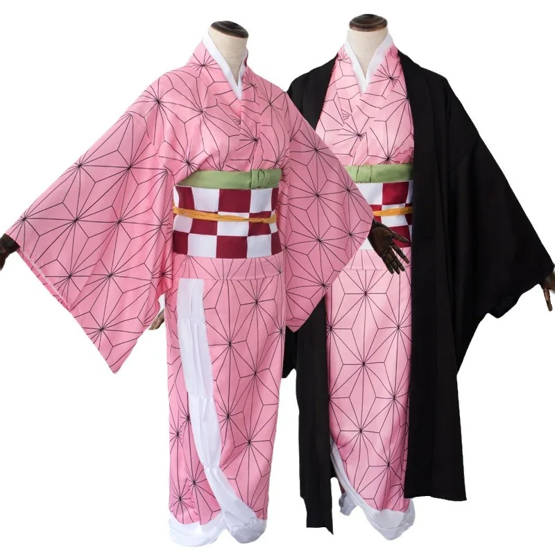 Аниме Demon Slayer Nezuko Косплей Костюм для детей и взрослых