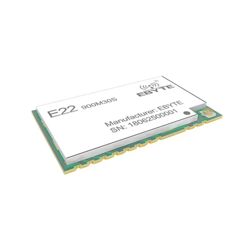 Высокоточный модуль Lora EBYTE 32 МГц TCXO SX1262 E22-900M30S, частота 850-930 МГц, 30 дБм, 12 км, интерфейс SPI, низкое энергопотребление (art.: 3920dba696dce) - 3920dba696dce