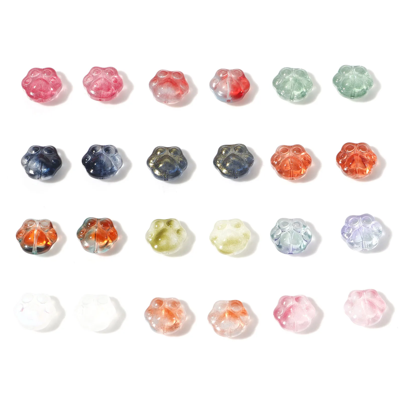 

Лампворк, стеклянные бусины, кошка, животное, разноцветные лапы, коготь, россыпью, сделай сам, изготовление браслетов, ожерелий, ювелирных из...